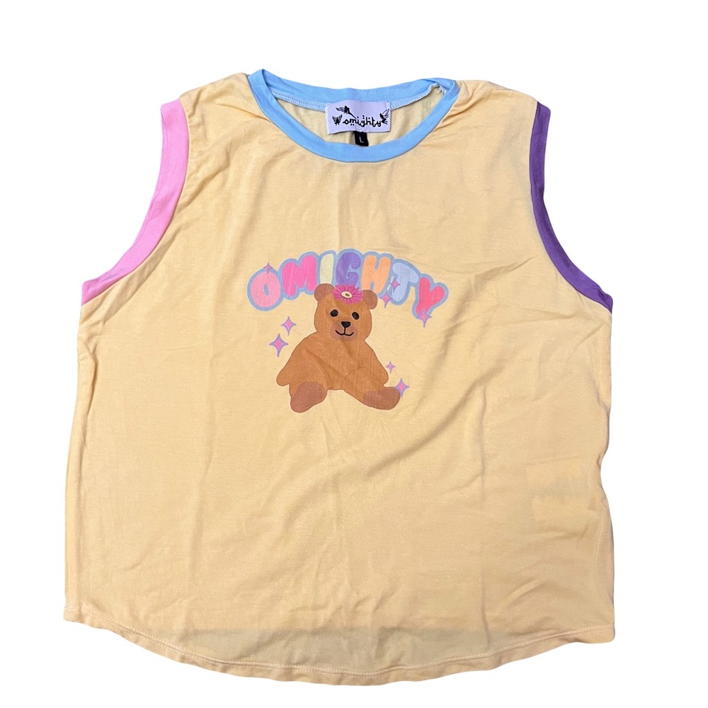 Omighty Teddy Bear Tank Top Brand New